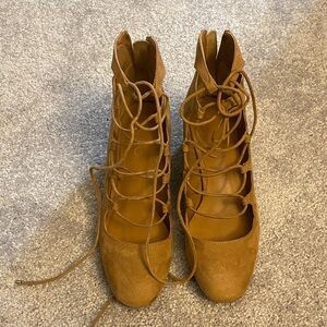 Aldo Tan Lace-Up Women's Boots